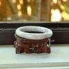 Certified Grade A Jade Bangle bracelet 64mm - Image 2