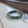 Burma natural jade bangle, genuine grade A bracelets 54mm