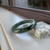 Burma natural jade bangle, genuine grade A bracelets 54mm - Image 6
