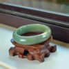 Real Handmade Jade Bangle Burma Jadeite Bracelet 55mm