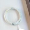 Grade A Myanmar Jadeite Bangle Untreated Myanmar Jade Jewelry 53 mm ( - Image 2