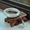 Grade A Myanmar Jadeite Bangle Natural Burmese Jade Bracelet for Women 52 mm ( - Image 2