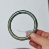Natural Grade A Jadeite Jade Bangle Dark Green Burmese Jade Bracelet 58mm BG01580004 - Image 3