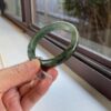 Burma natural jade bangle, genuine grade A bracelets 54mm - Image 3