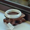 Grade A Myanmar Jadeite Bangle Natural Burmese Jade Bracelet for Women 52 mm (