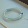 Grade A Myanmar Jadeite Bangle Untreated Myanmar Jade Jewelry 53 mm ( - Image 3