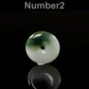Jadeite Donut Pendant: Natural Green Lavender Colors (Handmade) JPT00000083 - Image 2