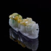 3 Colors Green White Yellow Pixiu statue Jadeite Pendant necklace JPT00000054 - Image 4