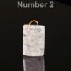 Red Phantom Quartz Pendant, Teardrop Gemstone Focal Bead - Image 2