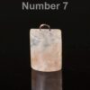 Red Phantom Quartz Pendant, Teardrop Gemstone Focal Bead - Image 7