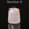 Red Phantom Quartz Pendant, Teardrop Gemstone Focal Bead - Image 8