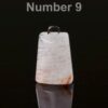 Red Phantom Quartz Pendant, Teardrop Gemstone Focal Bead - Image 9