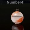Natural Red Phantom Quartz Puffy coin Pendant Side Drilled Gemstone Focal Bead - Image 4