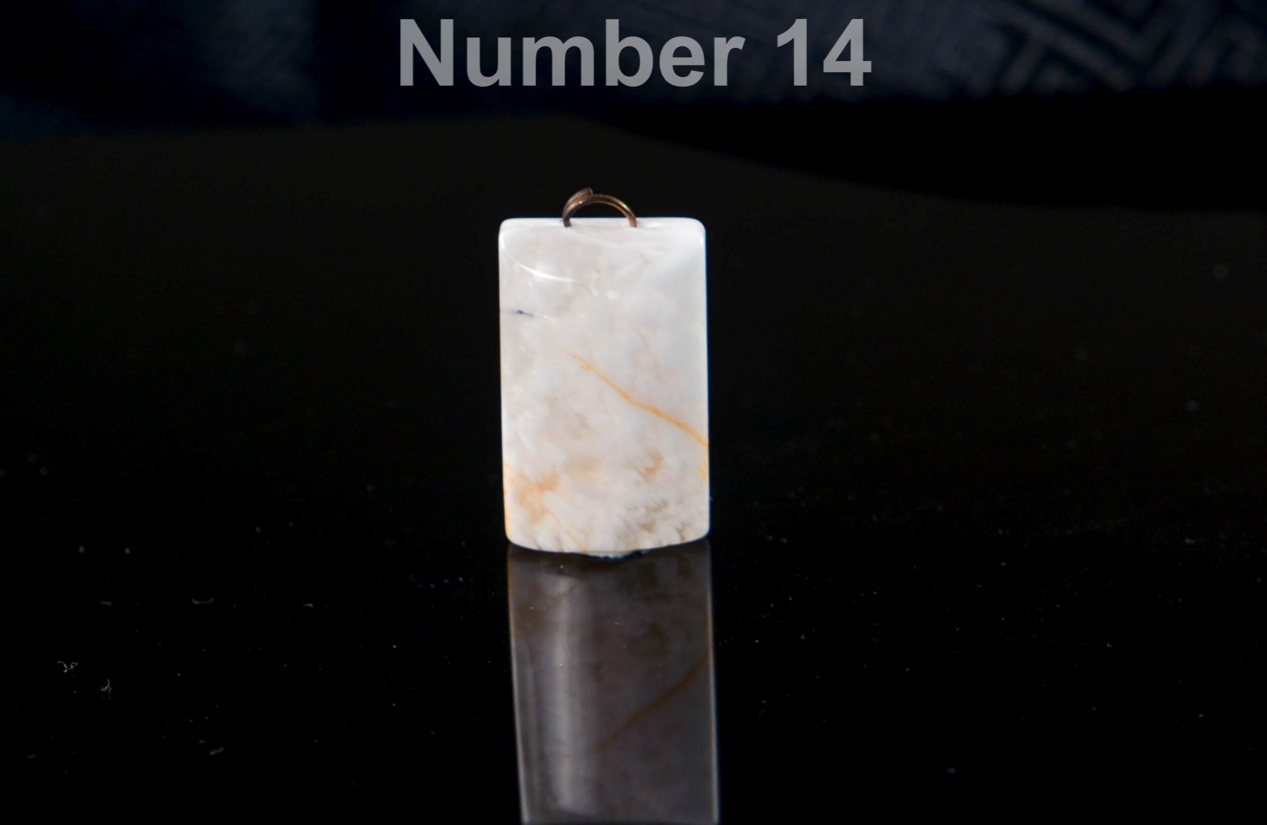 Red Phantom Quartz Pendant, Teardrop Gemstone Focal Bead - Image 15