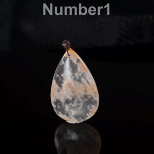Rare Natural Red Phantom Quartz Puffy Teardrop Pendant Side Drilled Gemstone Focal Bead