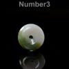 Jadeite Donut Pendant: Natural Green Lavender Colors (Handmade) JPT00000083 - Image 3