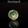 Jadeite Donut Pendant: Natural Green Lavender Colors (Handmade) JPT00000083 - Image 6