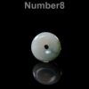 Jadeite Donut Pendant: Natural Green Lavender Colors (Handmade) JPT00000083 - Image 8