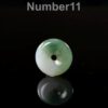 Jadeite Donut Pendant: Natural Green Lavender Colors (Handmade) JPT00000083 - Image 11