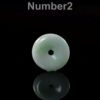 Jadeite Donut Pendant, Green Lavender Burma Jade (Hand-Carved, 20-26mm) JPT00000084 - Image 2
