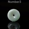 Jadeite Donut Pendant, Green Lavender Burma Jade (Hand-Carved, 20-26mm) JPT00000084 - Image 3