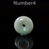 Jadeite Donut Pendant, Green Lavender Burma Jade (Hand-Carved, 20-26mm) JPT00000084 - Image 4