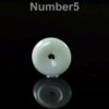 Jadeite Donut Pendant, Green Lavender Burma Jade (Hand-Carved, 20-26mm) JPT00000084 - Image 5