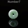 Jadeite Donut Pendant, Green Lavender Burma Jade (Hand-Carved, 20-26mm) JPT00000084 - Image 7
