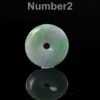 Green lavender Jadeite donut Pendant Necklace JPT00000086 - Image 2