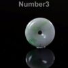 Green lavender Jadeite donut Pendant Necklace JPT00000086 - Image 3