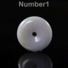 Burmese Jadeite Pi Disc, Green Lavender Jade