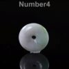 Natural Grade A Jade Donut Pendant | Burmese Jadeite Pi Disc, Green Lavender Jade - Image 4