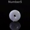 Natural Grade A Jade Donut Pendant | Burmese Jadeite Pi Disc, Green Lavender Jade - Image 5