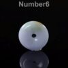 Natural Grade A Jade Donut Pendant | Burmese Jadeite Pi Disc, Green Lavender Jade - Image 6