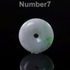 Natural Grade A Jade Donut Pendant | Burmese Jadeite Pi Disc, Green Lavender Jade - Image 7