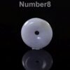Natural Grade A Jade Donut Pendant | Burmese Jadeite Pi Disc, Green Lavender Jade - Image 8