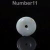 Natural Grade A Jade Donut Pendant | Burmese Jadeite Pi Disc, Green Lavender Jade - Image 11
