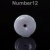 Natural Grade A Jade Donut Pendant | Burmese Jadeite Pi Disc, Green Lavender Jade - Image 12