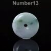 Natural Grade A Jade Donut Pendant | Burmese Jadeite Pi Disc, Green Lavender Jade - Image 13