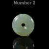 Hand Carved Pi Disc Vintage Tone Jade donut| 19-31mm JPT00000090 - Image 2