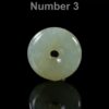 Hand Carved Pi Disc Vintage Tone Jade donut| 19-31mm JPT00000090 - Image 3
