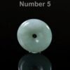 Hand Carved Pi Disc Vintage Tone Jade donut| 19-31mm JPT00000090 - Image 5