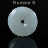 Hand Carved Pi Disc Vintage Tone Jade donut| 19-31mm JPT00000090 - Image 6