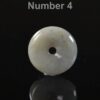 Yellow Green Burmese Jadeite | Hand Carved Pi Disc | Vintage Tone Jade | 19-28mm - Image 4