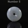 Yellow Green Burmese Jadeite | Hand Carved Pi Disc | Vintage Tone Jade | 19-28mm - Image 5
