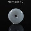 Yellow Green Burmese Jadeite | Hand Carved Pi Disc | Vintage Tone Jade | 19-28mm - Image 10