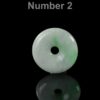 brown green genuine jade donut pendants JPT00000085 - Image 2
