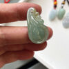 Green Jadeite Pendant Necklace, Handmade Jewelry JPT00000012 - Image 4