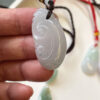 Green Jadeite Pendant Necklace, Handmade Jewelry JPT00000012 - Image 7