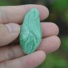 Hand Carved Myanmar Jadeite Flower Pendant, Grade A Gemstone JPT00000004 - Image 3